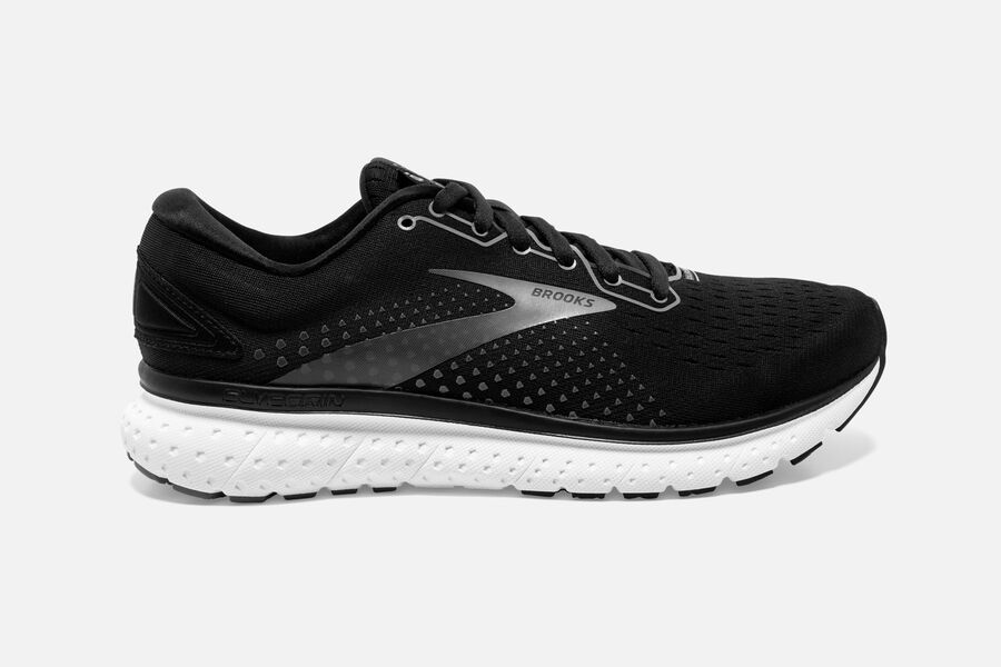 Brooks Damen Glycerin 18 Laufschuhe Schwarz/Weiß Sale 057-243176